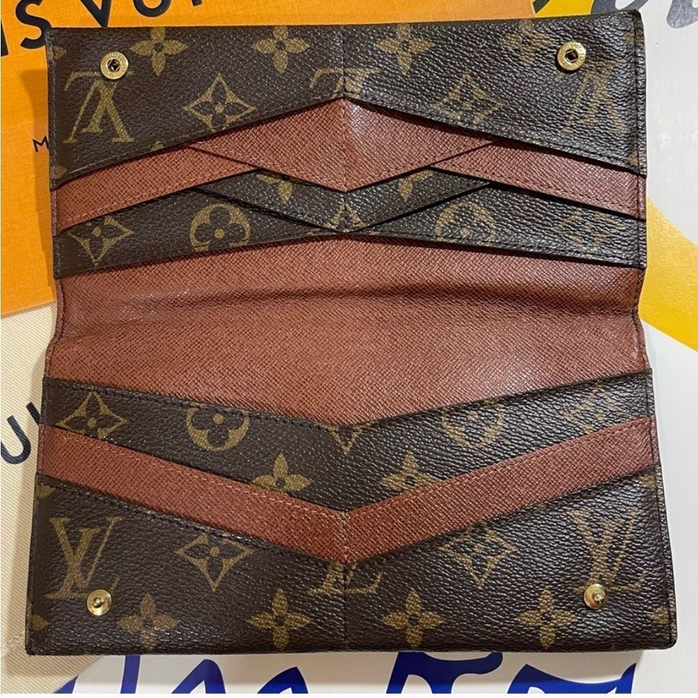RARE auth Louis Vuitton Mono origami wallet w/certificate included